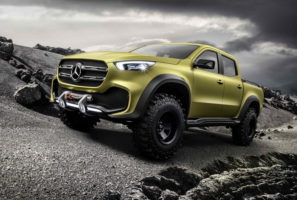 Nieuwe pick-up van Mercedes voorafgegaan door Concept X-Klasse