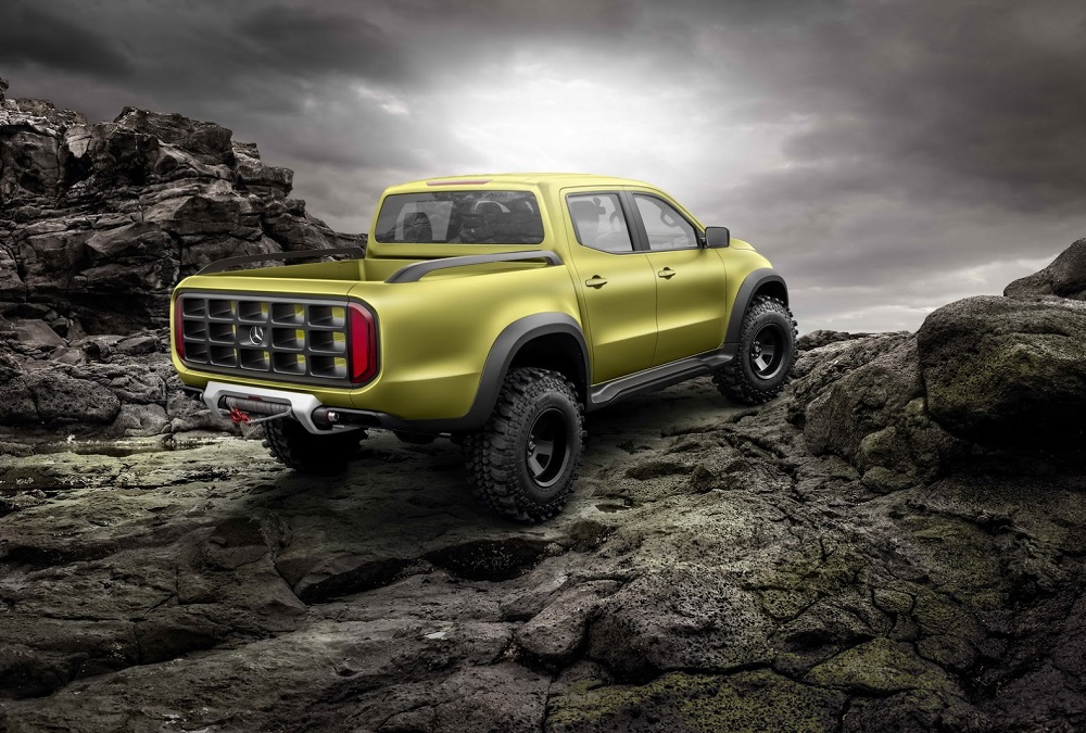 Nieuwe pick-up van Mercedes voorafgegaan door Concept X-Klasse