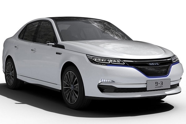 NEVS toont eerste foto's van elektrische Saab 9-3