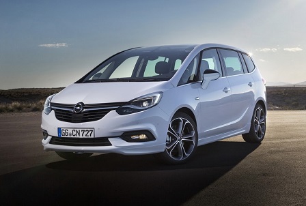 Dit is de gefacelifte Opel Zafira