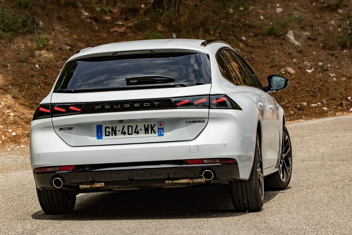 Peugeot 508 SW 2025 extérieur arrière