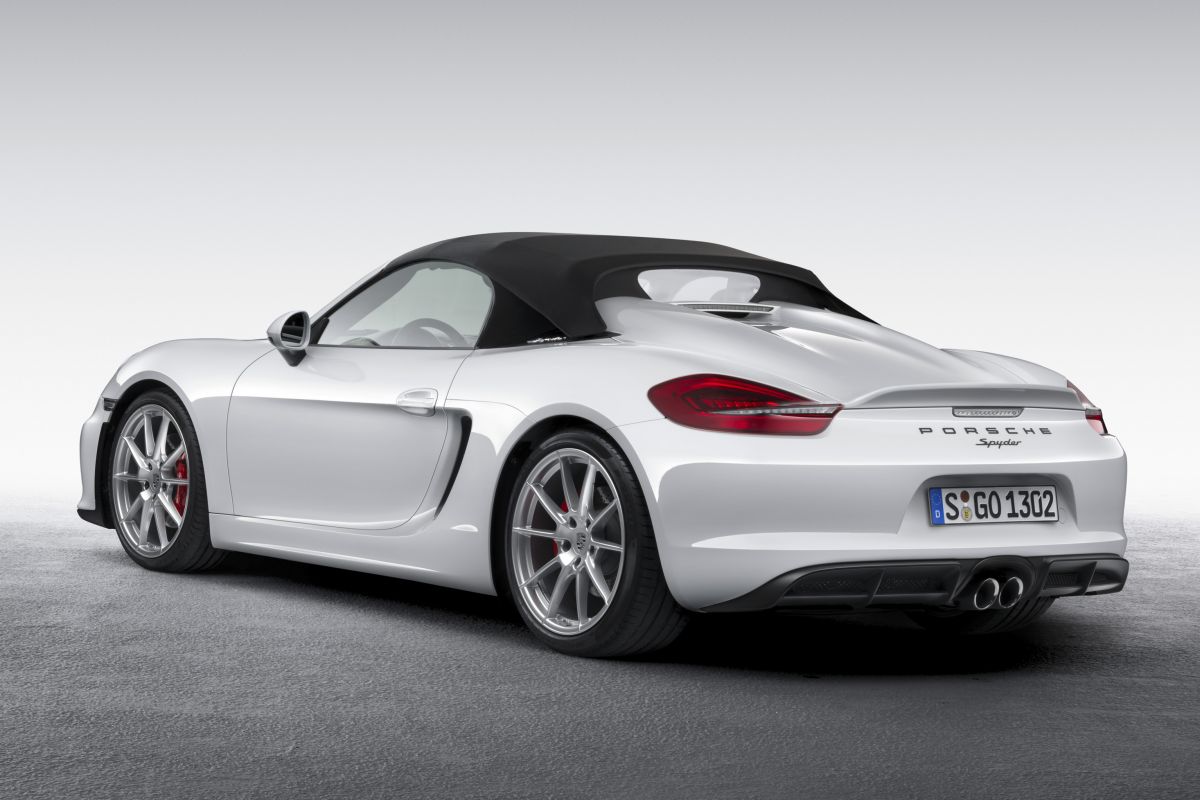 Porsche Boxster Spyder voor een maximum aan rijplezier