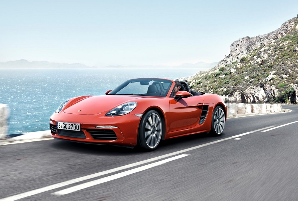 Weight Porsche 718 Boxster Boxster GTS 365 hp automatic RWD
