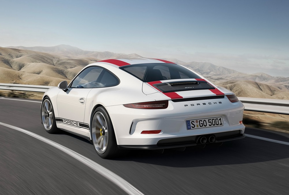 Voor liefhebbers van een handbak: de Porsche 911 R