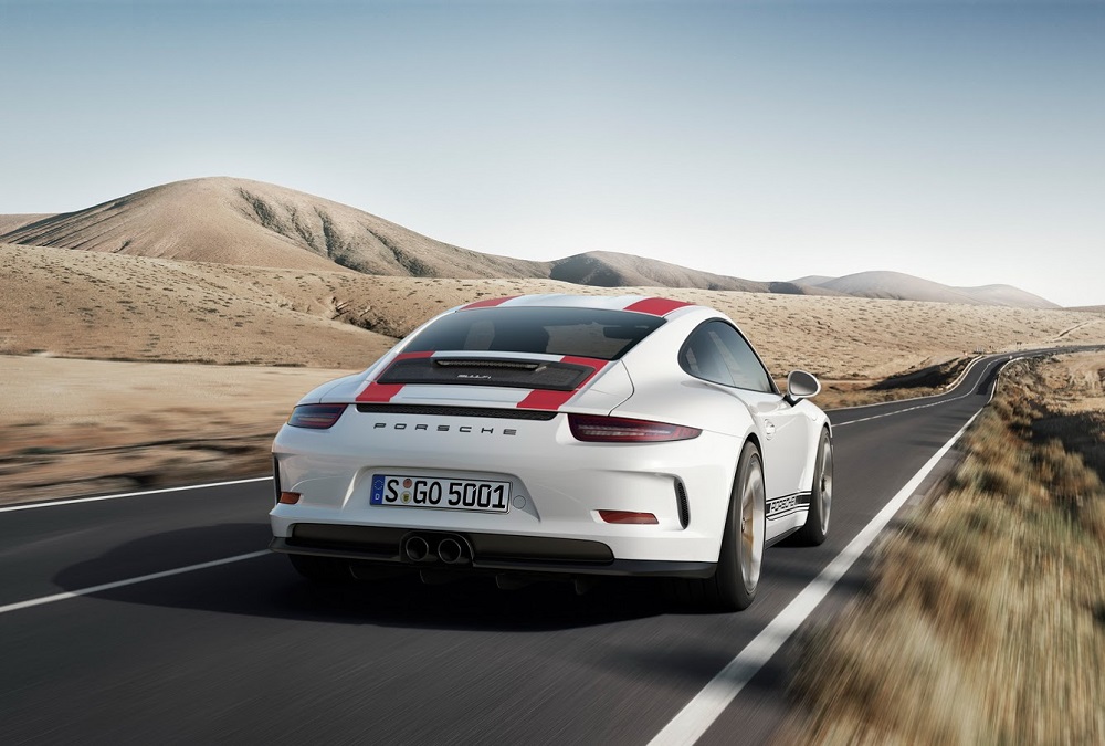 Voor liefhebbers van een handbak: de Porsche 911 R
