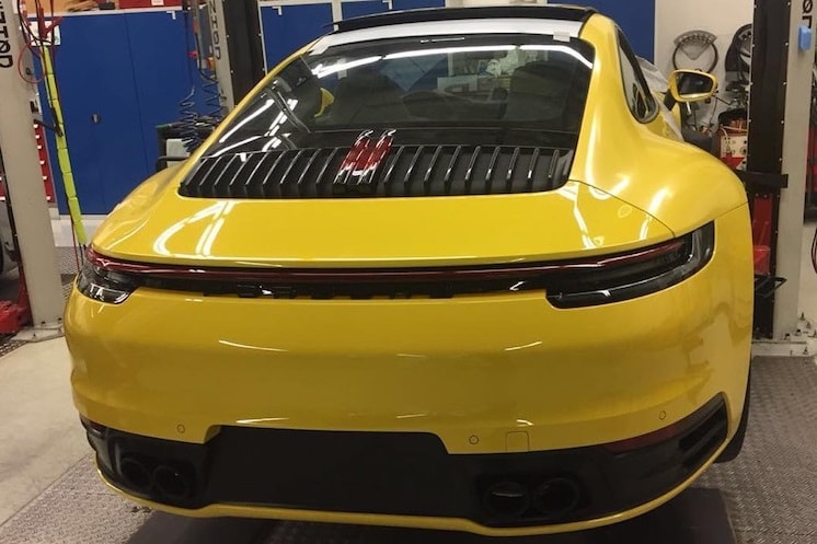 Porsche 911 2018 992 gelekt