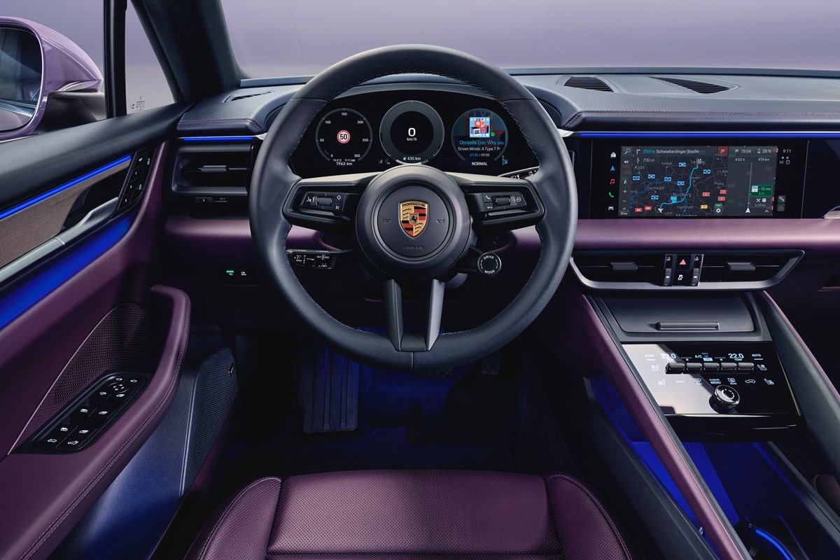 Porsche Macan 2024 interieur
