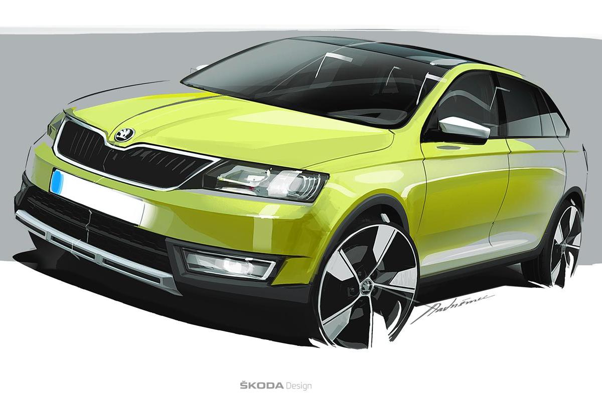 Skoda voegt Rapid Spaceback ScoutLine toe aan het gamma
