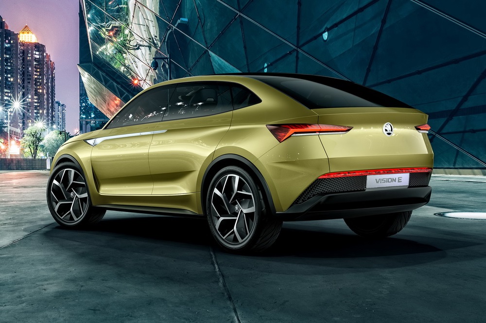 Skoda Vision E Concept is elektrische SUV coupé