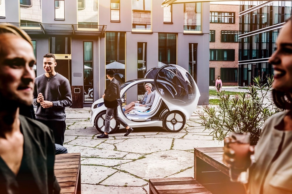 Smart Vision EQ Fortwo: car sharing is de toekomst