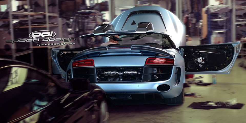 Razor Spyder GTR van Speed Design is unieke creatie op basis van Audi R8