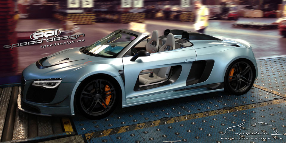 Razor Spyder GTR van Speed Design is unieke creatie op basis van Audi R8