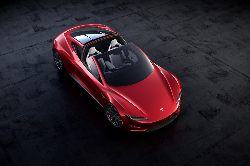 Nieuwe Tesla Roadster slaat wereld met verstomming