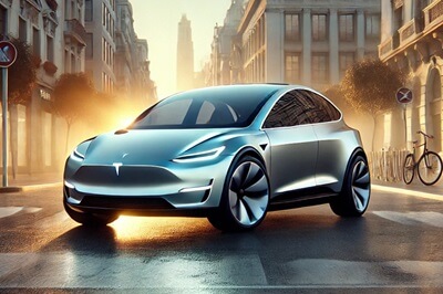 Tesla Model Q 2025 concept schets