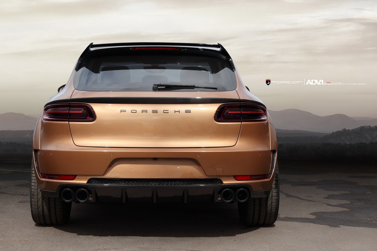 Topcar Porsche Macan Ursa voorzien van ADV.1 velgen