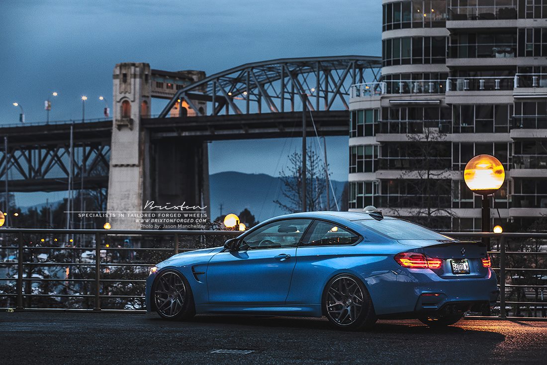 Heerlijke foto’s van BMW M4 op velgen van Brixton Wheels