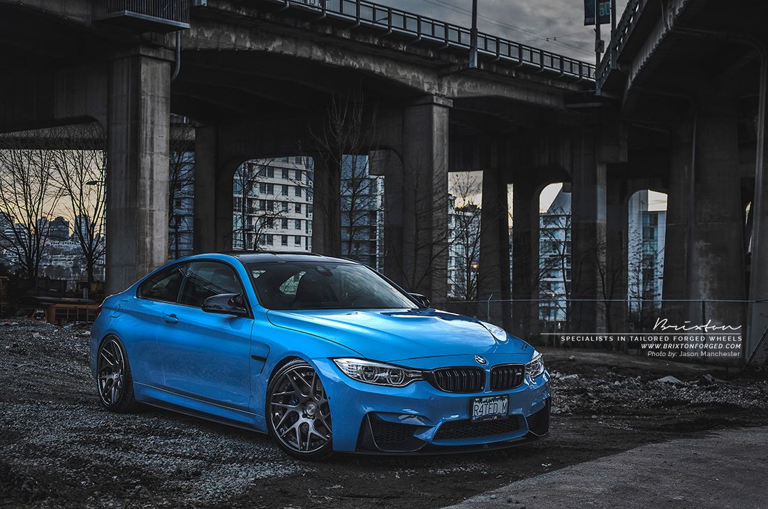 Heerlijke foto’s van BMW M4 op velgen van Brixton Wheels