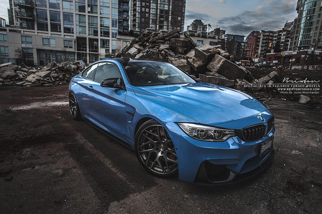 Heerlijke foto’s van BMW M4 op velgen van Brixton Wheels