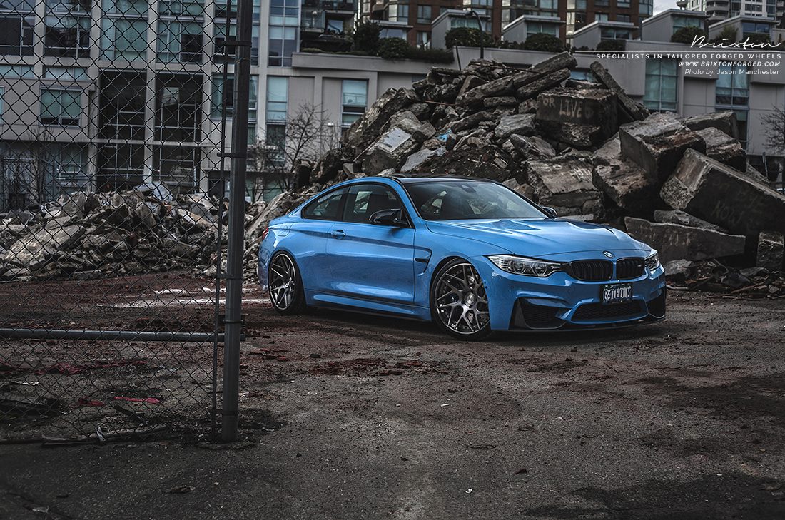 Heerlijke foto’s van BMW M4 op velgen van Brixton Wheels