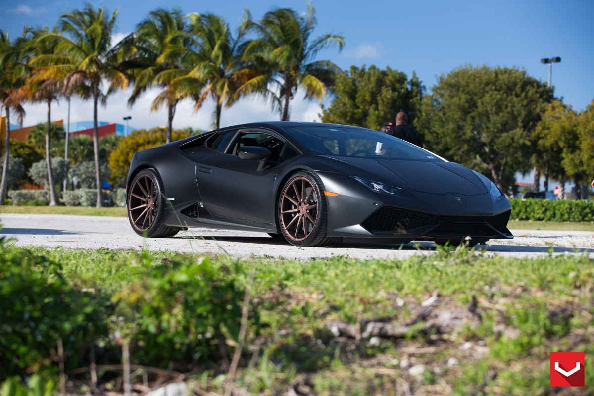 Volledige fotoshoot van Lamborghini Huracán en McLaren 650S Spider op Vossen Wheels