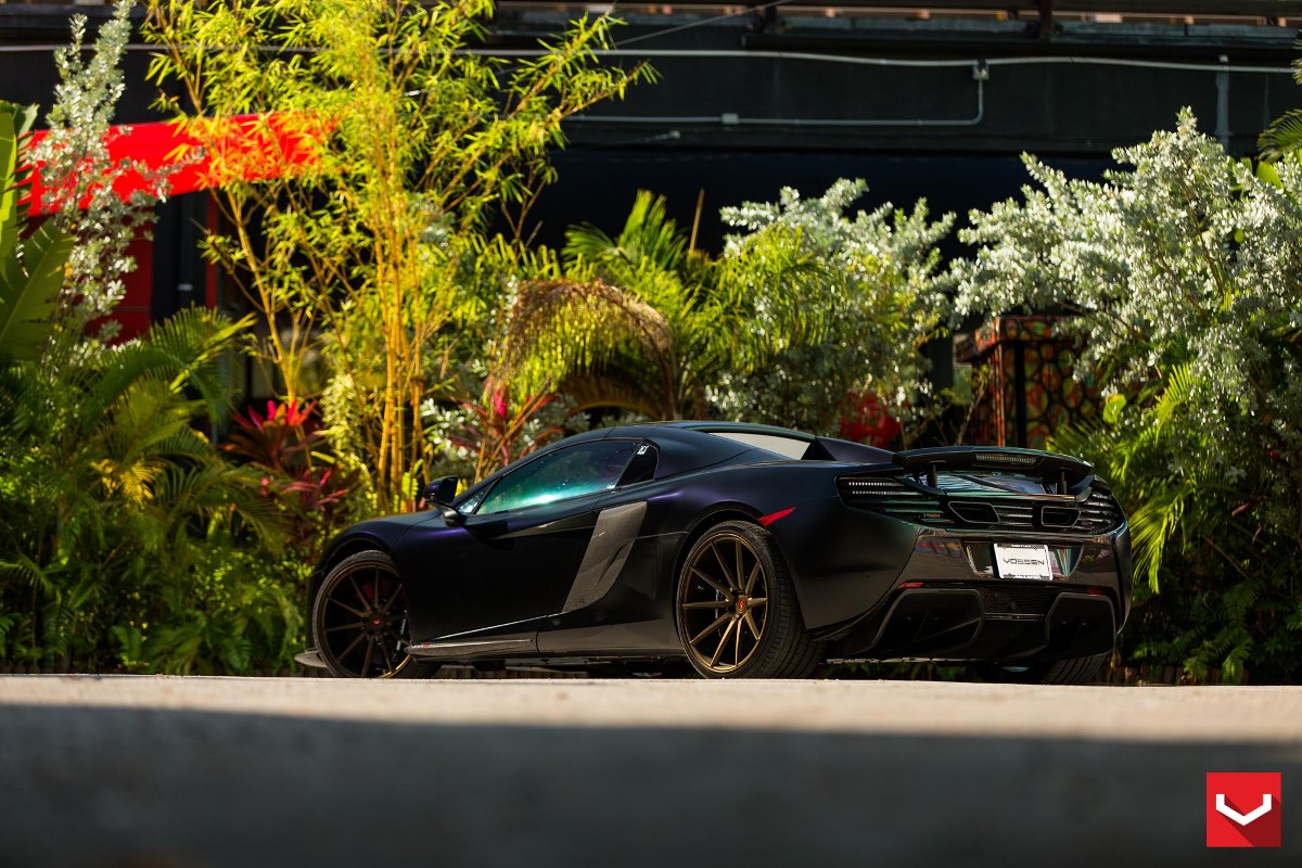 Volledige fotoshoot van Lamborghini Huracán en McLaren 650S Spider op Vossen Wheels