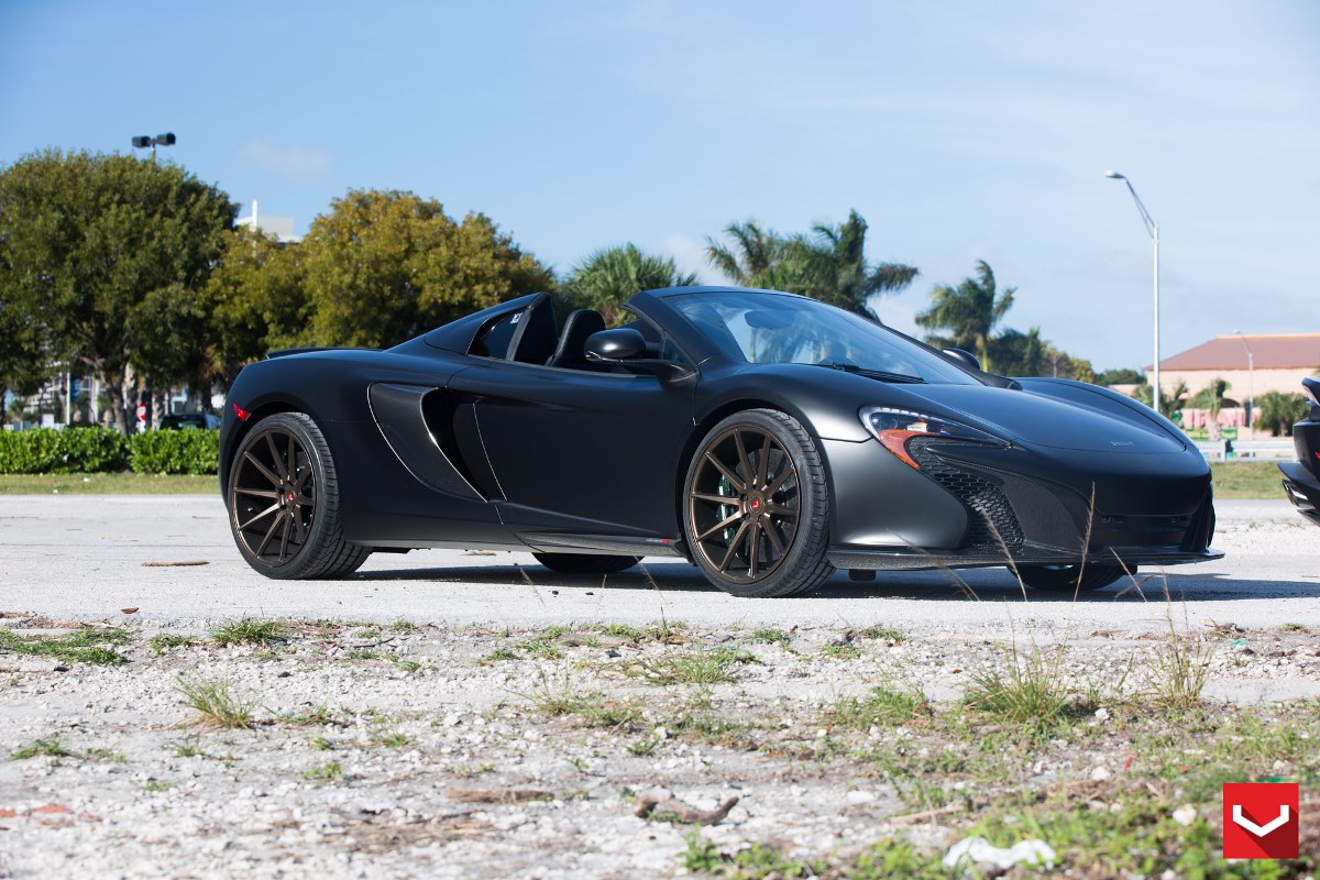 Volledige fotoshoot van Lamborghini Huracán en McLaren 650S Spider op Vossen Wheels