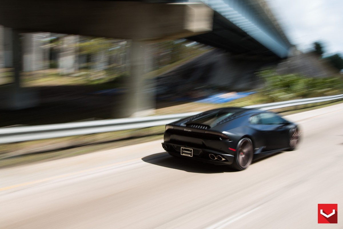 Volledige fotoshoot van Lamborghini Huracán en McLaren 650S Spider op Vossen Wheels
