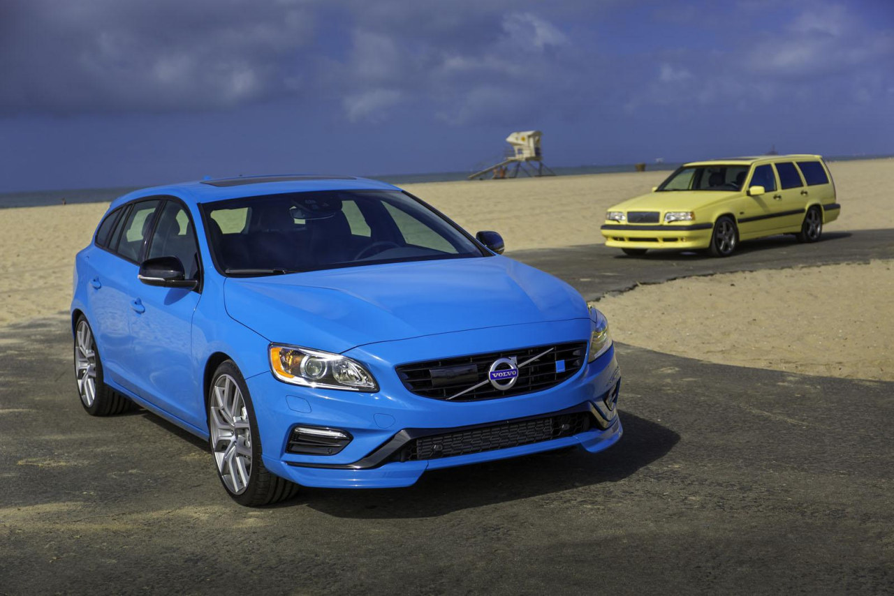 Schitterende fotoshoot met Volvo 850 T-5R en V60 Polestar