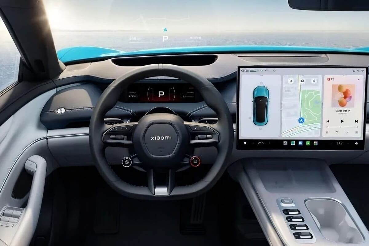 Xiaomi SU7 2025 interieur dashboard